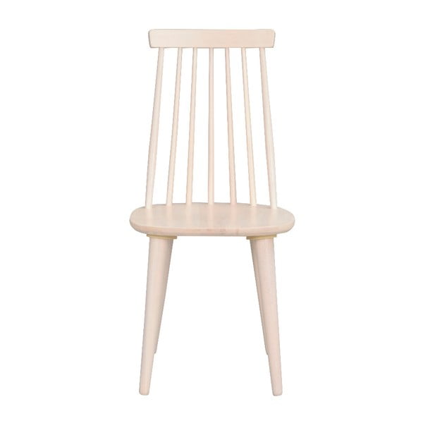 Scaun de dining din lemn de cauciuc Rowico Lotta, bej-image-3