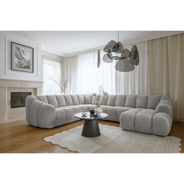 Colțar gri deschis (cu colț pe partea stângă/în formă de "U") Shell – Miuform-image-1