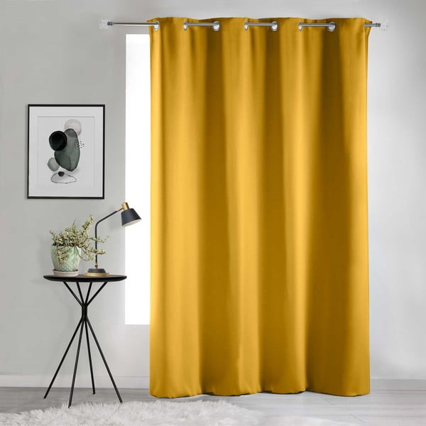 Draperie galbenă blackout 135x280 cm Occult – douceur d'intérieur-image-3