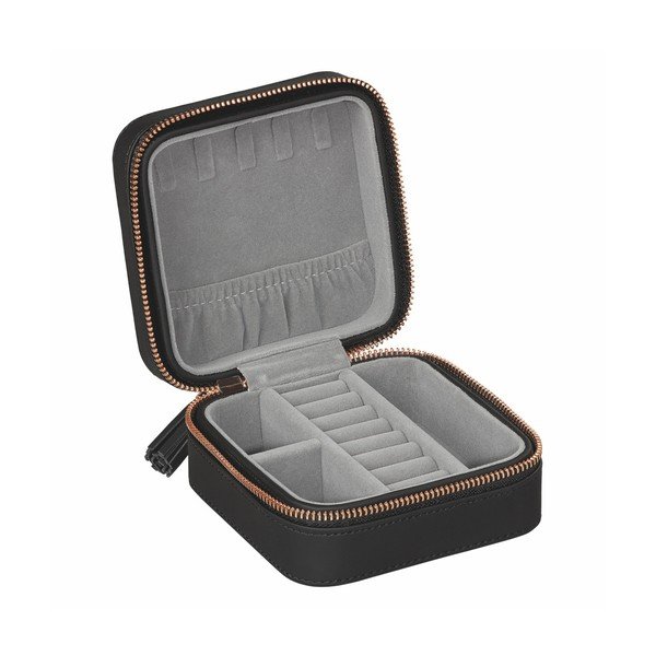 Casetă pentru bijuterii Ted Baker Zipped, negru-image-2