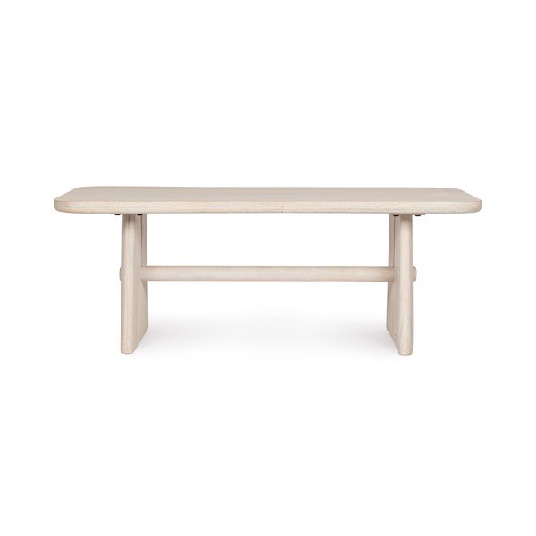 Măsuță de cafea în culoare naturală deschisă din lemn de mango 60x110 cm Elisheva – Bizzotto-image-1