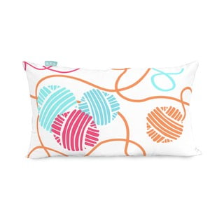 Față de pernă din bumbac cu 2 fețe Moshi Moshi Cat&Mouse, 50 x 30 cm