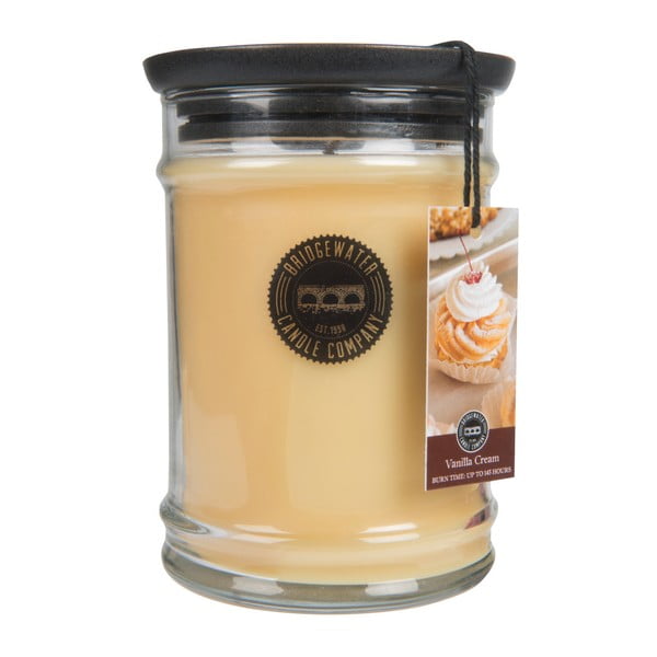 Lumânare parfumată în recipient din sticlă Creative Tops Vanilla Cream, 140 - 160 ore