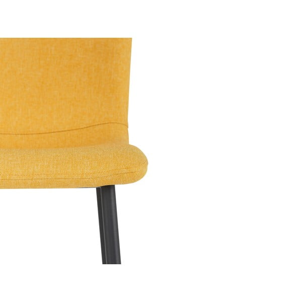 Scaune de dining galbene 2 buc. Faye - Støraa-image-4