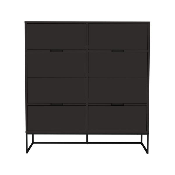 Dulap Tenzo Lipp, 118 x 127 cm, negru