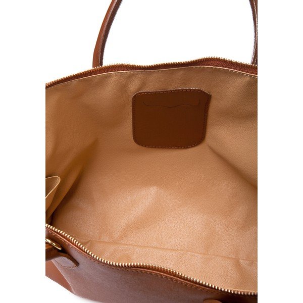 Geantă din piele Massimo Castelli Liana, maro cognac-image-3