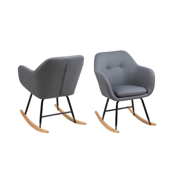 Fotoliu balansoar Actona Emilia, gri închis-image-4