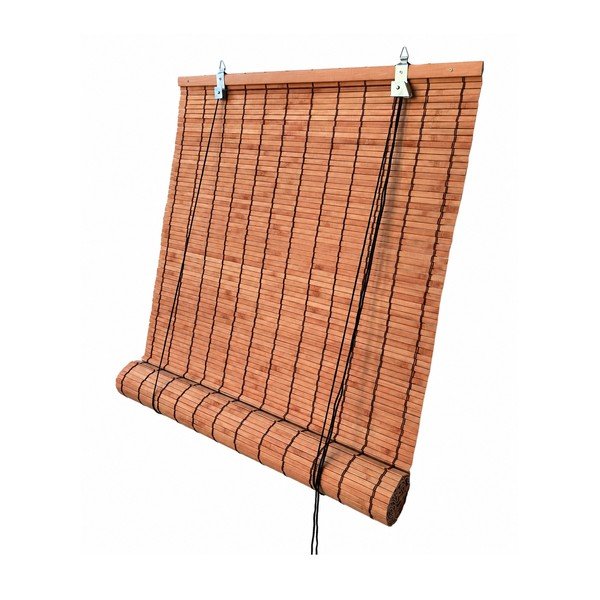 Jaluzea portocalie din bambus 150x160 cm Zeva – Gardinia-image-3