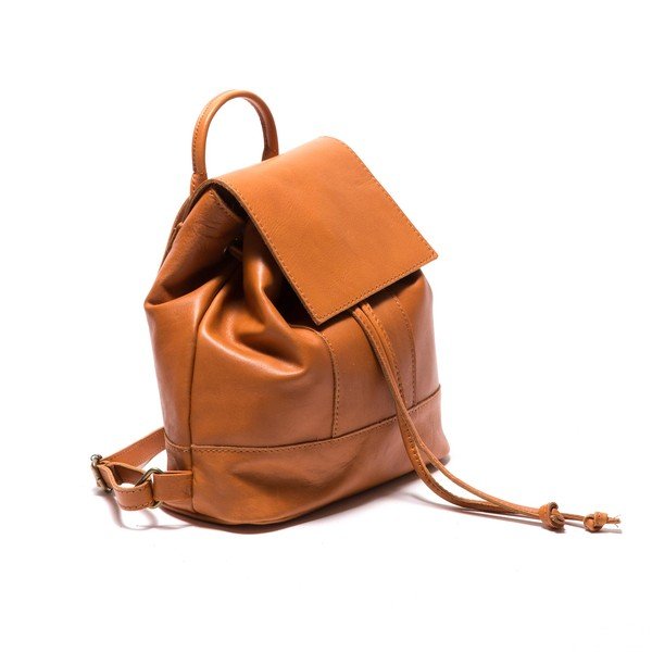 Rucsac din piele Sofia Cardoni Fredo, maro-image-2