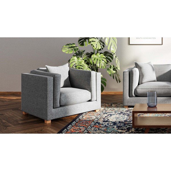 Fotoliu gri de relaxare Pomo – Ame Yens-image-1