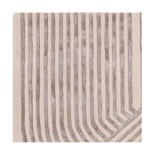 Covor crem handmade din amestesc de lână 160x230 cm Matrix – Asiatic Carpets-image-4