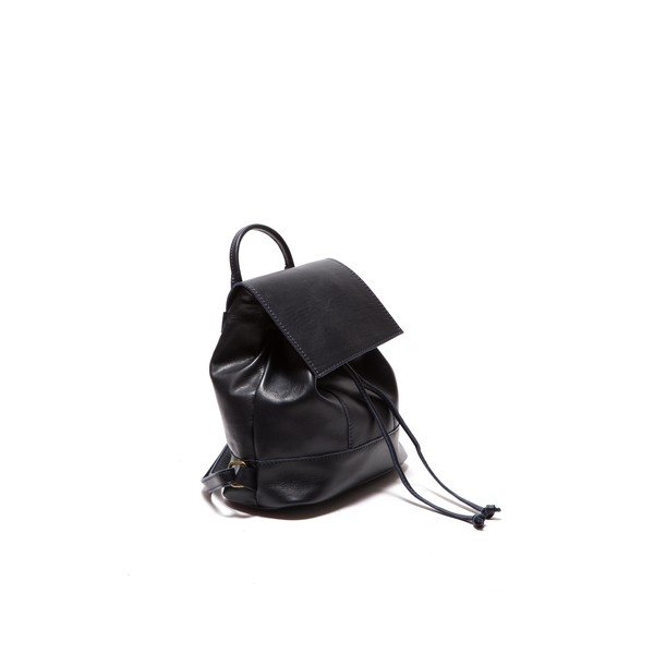 Rucsac din piele Sofia Cardoni Fredo, albastru-image-2