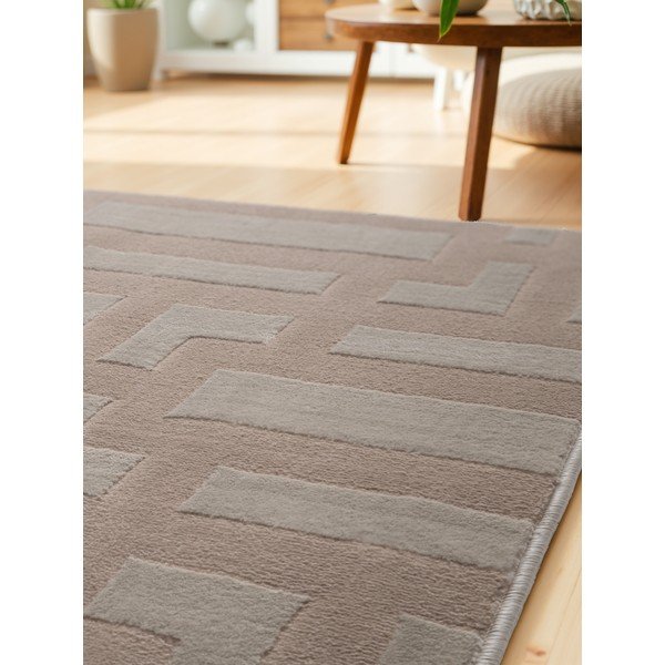 Covor tip traversă bej 80x240 cm Perles Onyx – Elle Decoration-image-3