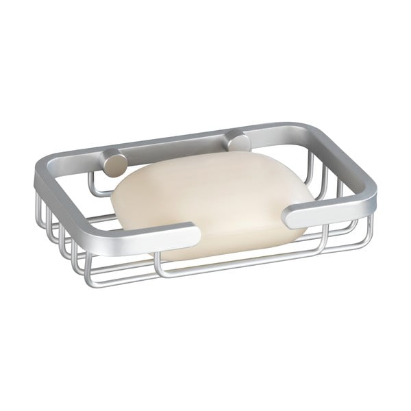 Săpunieră de perete Wenko Gomo, argintiu-image-3