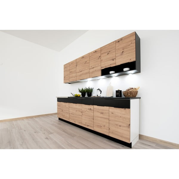 Bucătărie dreaptă fără blat 260 cm (fără montaj) Kian – STOLKAR-image-3