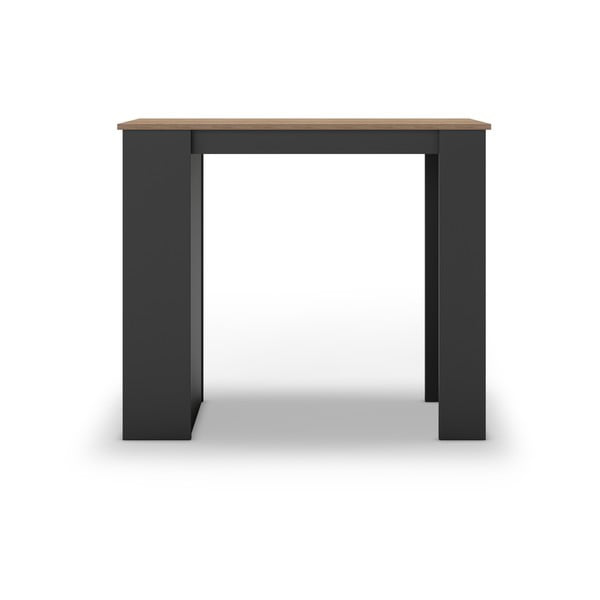 Masă de bar cu blat cu aspect de lemn de stejar 47x120 cm Peru – Marckeric-image-1