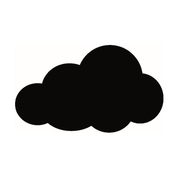 Set tablă de scris și cretă marker Securit® Silhouette Cloud
