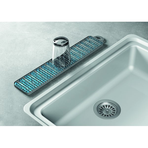 Scurgător de vase gri din plastic 42x8 cm Gravity – Metaltex-image-4