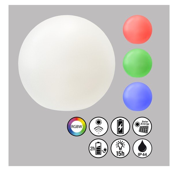 Corp de iluminat solar pentru exterior LED   ø 18 cm Busso – Fischer & Honsel-image-2