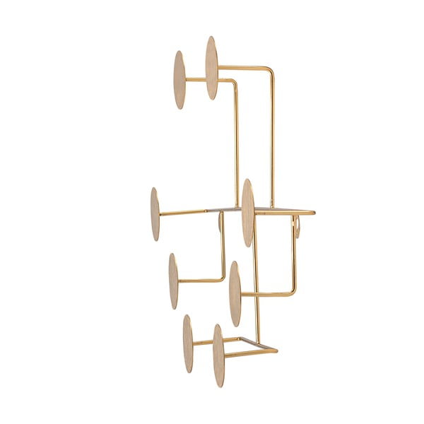 Cuier de perete auriu din metal  Fia - Bloomingville-image-2
