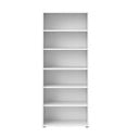 Bibliotecă modulară albă 89x222 cm Prima – Tvilum