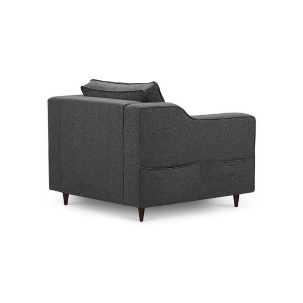 Fotoliu Mazzini Sofas Narcisse, gri antracit-image-1