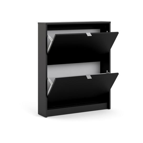 Pantofar negru cu deschidere înclinată Shoes – Tvilum-image-3