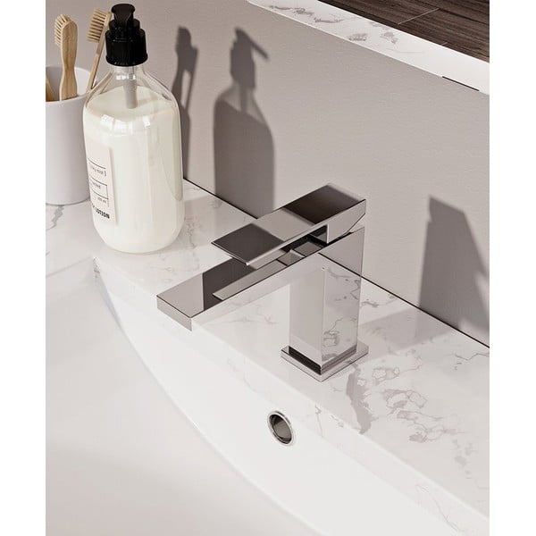 Baterie argintiu-lucios pentru chiuvetă înaltă Latus – Sapho-image-1