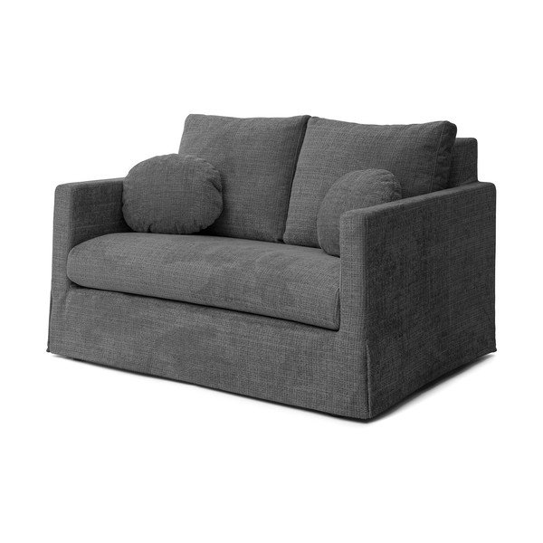 Canapea gri închis 140 cm Paphos – Ropez