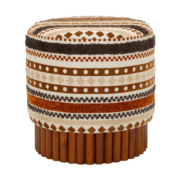 Puf maro/bej Ethnic  – Mauro Ferretti