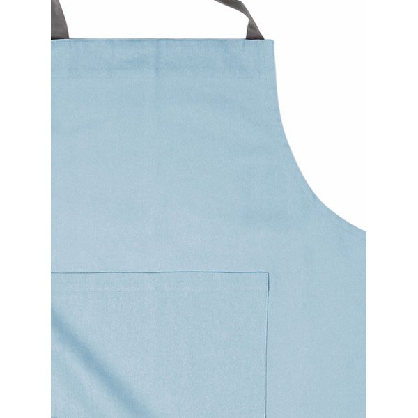 Șorț de bucătărie din bumbac Tiseco Home Studio, albastru deschis-image-2