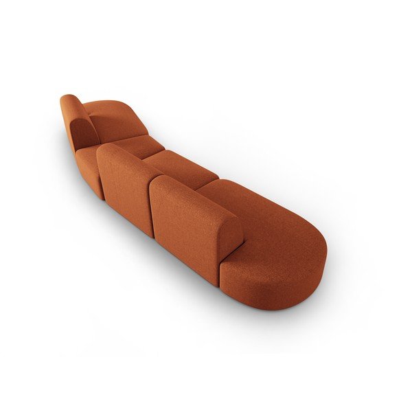 Canapea portocalie 412 cm Shane – Micadoni Home-image-4
