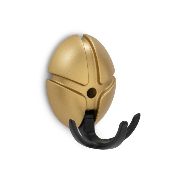 Cârlig negru/auriu de montat pe perete din plastic Tick – Spinder Design-image-2