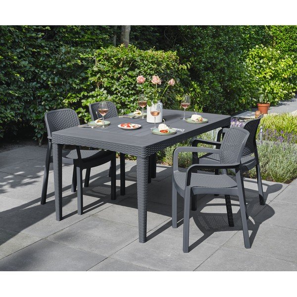 Masă  de grădină 90x160 cm Girona – Keter-image-1