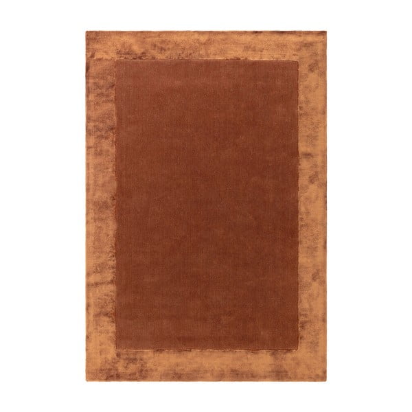 Covor cărămiziu handmade din amestesc de lână 200x290 cm Ascot – Asiatic Carpets