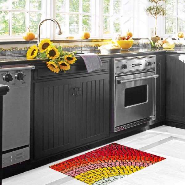 Covoraș din vinilin Mozaic, 52 x 75 cm-image-3