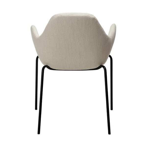 Fotoliu crem cu tapițerie din țesătură bouclé Zimmer – DAN-FORM Denmark-image-4