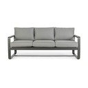 Canapea de grădină gri din aluminiu Merrigan   – Bizzotto