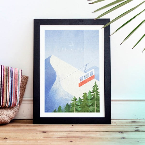 Poster Travelposter Les Alpes, A3-image-1