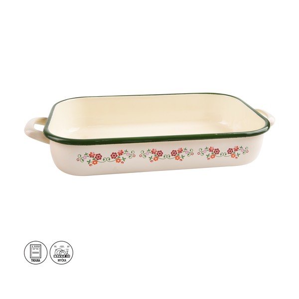 Formă de copt smălțuită Orion Roba, 37,5 x 24,5 cm-image-1