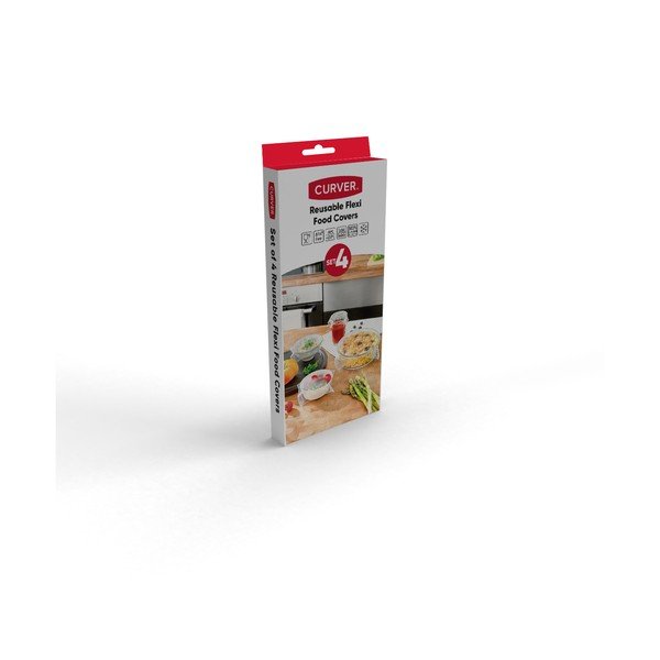 Set 4 protecții pentru recipientele de alimente Curver-image-1