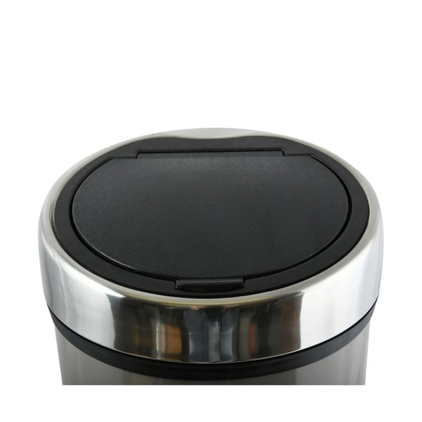 Coș de gunoi taupe cu senzori de atingere din oțel 30 l – MSV-image-3