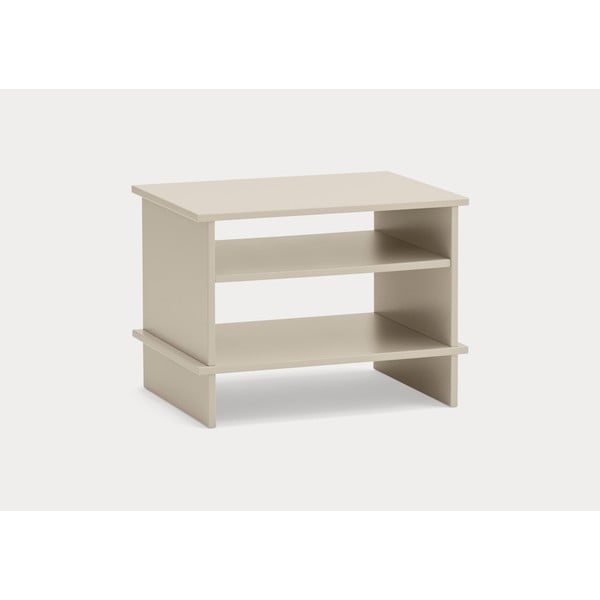 Noptieră crem cu rafturi Inari – Teulat-image-2