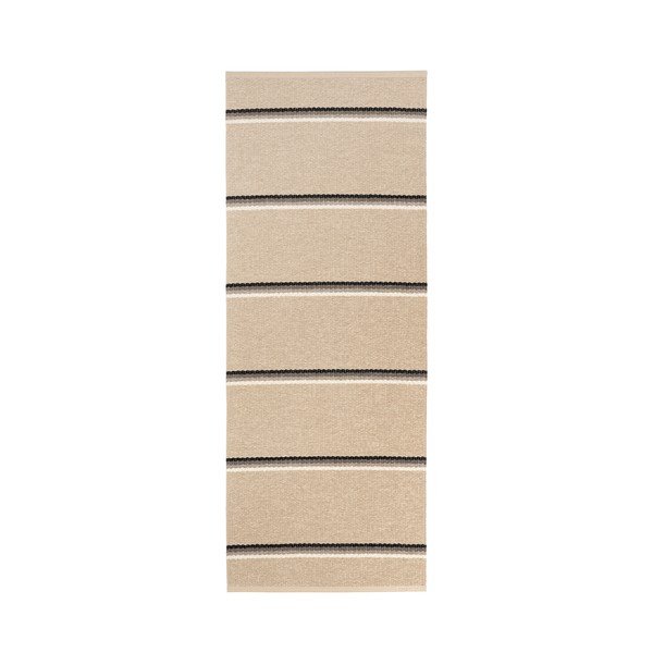 Covor tip traversă pentru interior și exterior bej 70x180 cm Olle Mud Beige – Pappelina-image-4