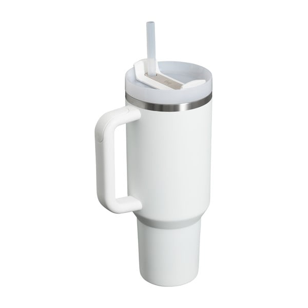 Termos alb cu pai din oțel inoxidabil 1,18 l Quencher H2.0 FlowState Tumbler Frost – Stanley-image-2