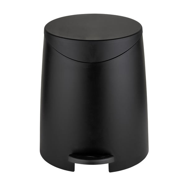 Coș de gunoi negru cu pedală din plastic 3 l Portes – Allstar-image-2