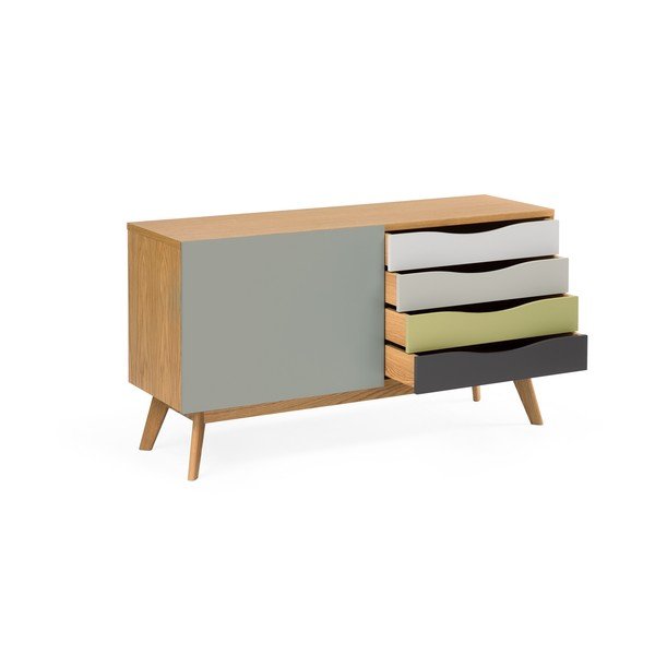 Comodă Woodman Avon, multicolor-image-2