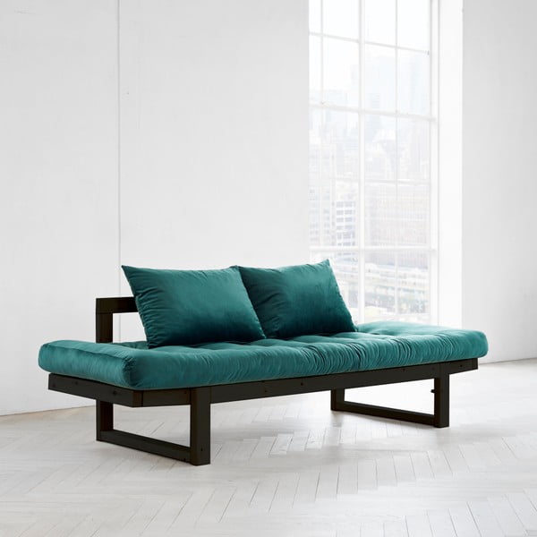 Canapea extensibilă Karup Edge Black/Velvet Botella-image-1