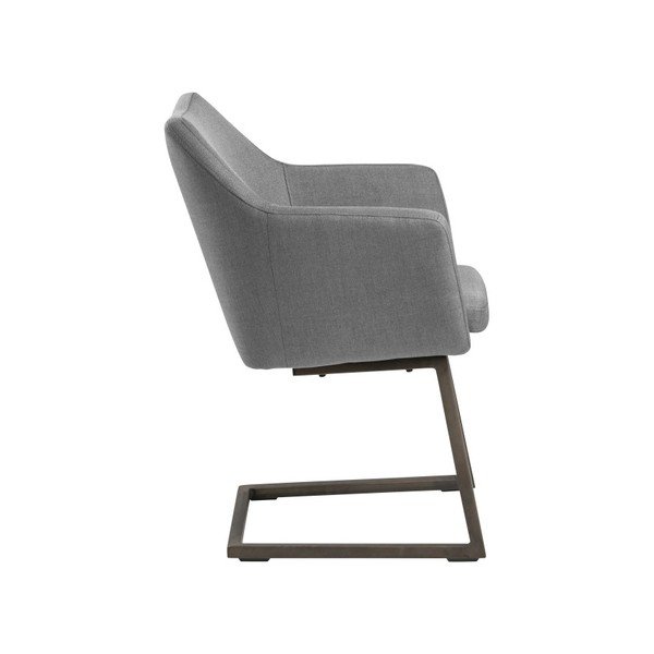 Fotoliu Actona Nora Swing, gri deschis-image-1