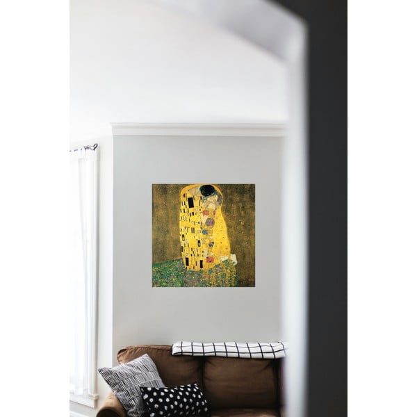 Reproducere tablou Gustav Klimt - The Kiss, 50 x 50 cm-image-1